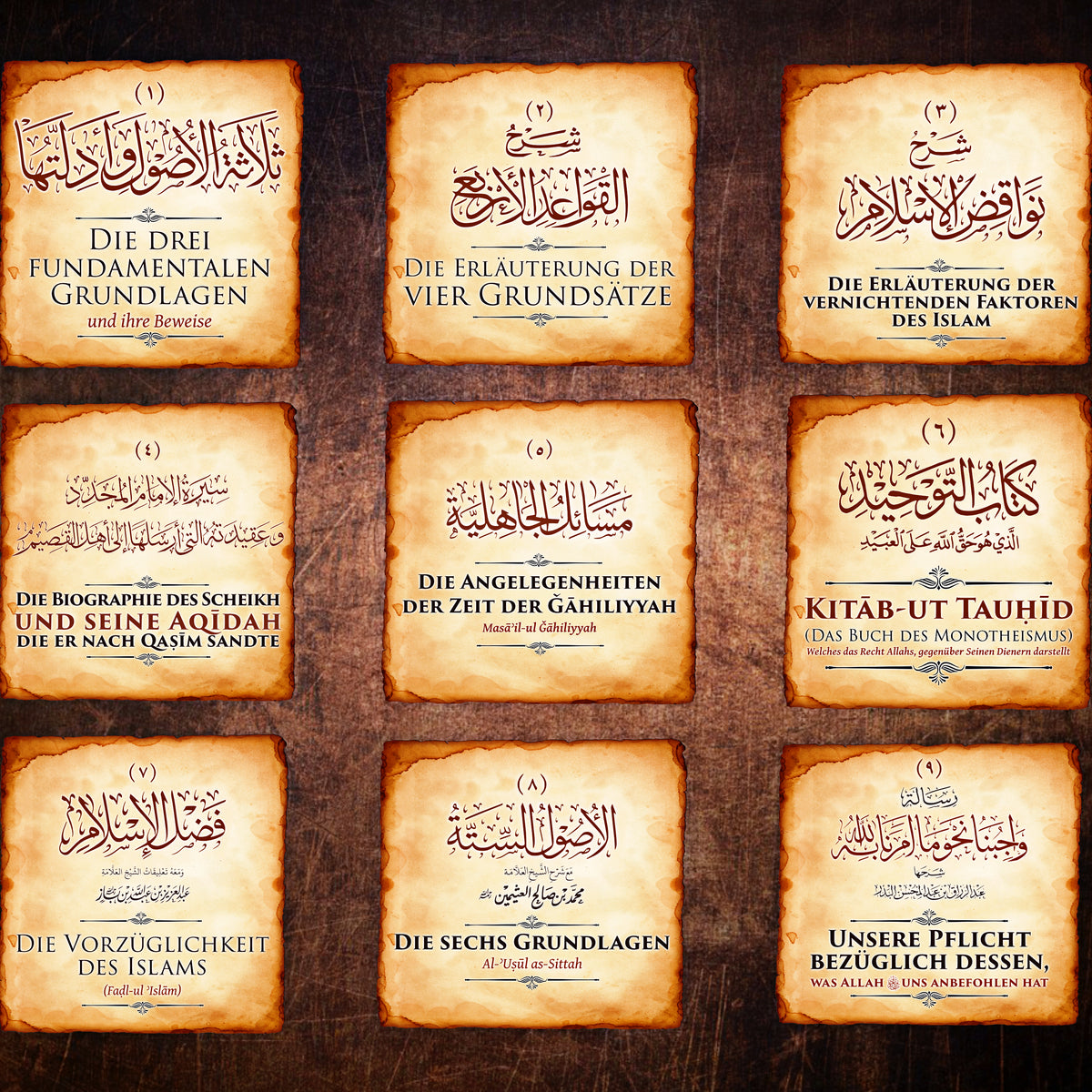 Die wissenschaftliche Reihe des Imam Muḥammad Ibn ʿAbd-il Wahhāb (9-Bände)